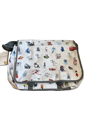 Disney Pixar Concept Art Messenger Bag White D23 Expo 2017 Wall-E Buzz Merida