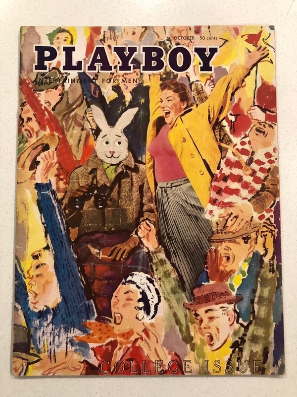 October 1955 Playboy Magazine