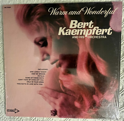 BERT KAEMPFERT & His Orchestra    Warm And Wonderful 1969 Sealed Vinyl LP