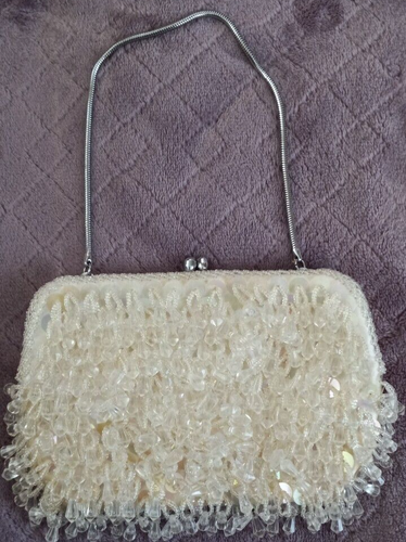 Richere Bag By Walborg Women's Sequin & Bead 1950s Vintage Unique On Trend