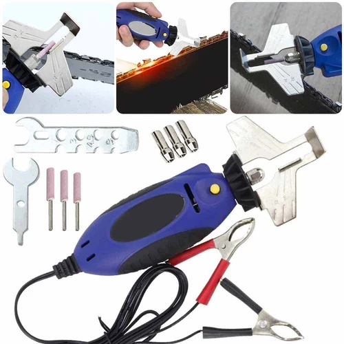 DC 12V Mini Chainsaw Sharpener Electric Grinder Chain Saw Grinder File Pro Tools - Picture 11 of 12