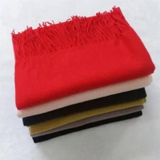 Brand Wool Scarves Winter Soft Warm Cashmere Shawl Thickened Long Tassel Shaw...