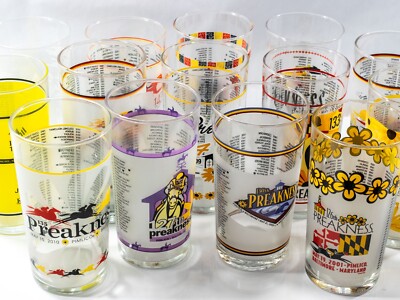 Pimlico Preakness Commemorative Glasses - Mix/Match Various Years 2001-2020
