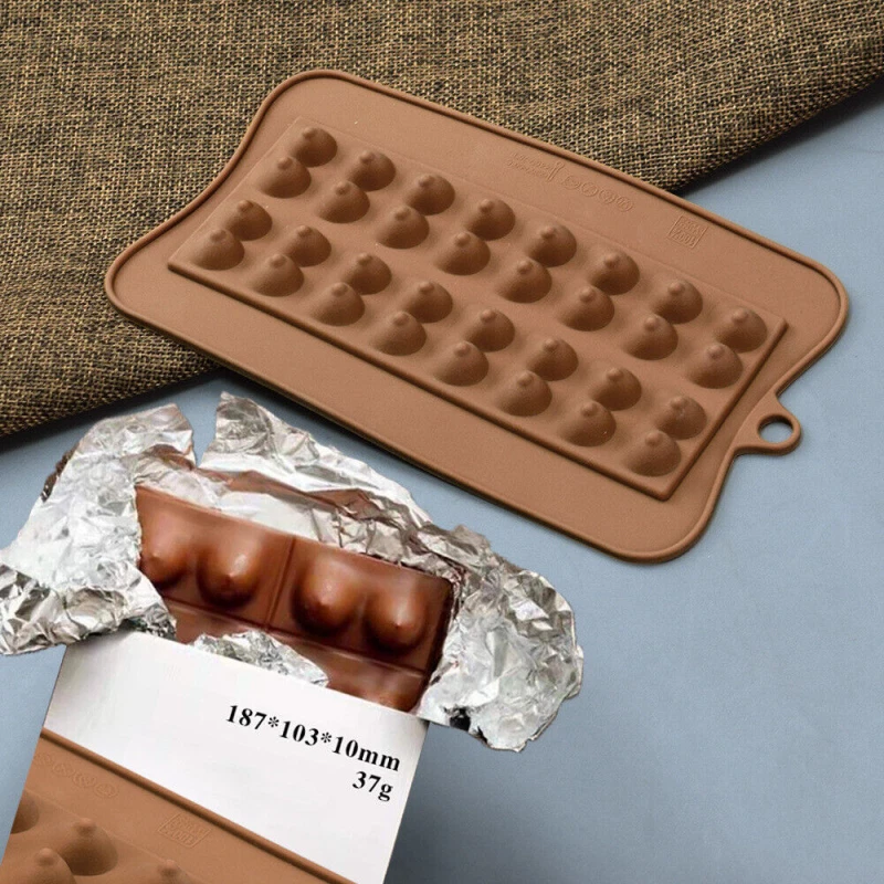 Mini Biscuit Mould Silicone Chocolate Mold Small Square Candy