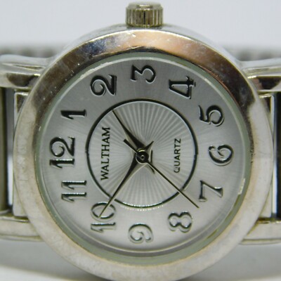 WALTHAM WTH36 Silver Tone Quartz Analog Ladies Watch Sz. 6 1  display picture 1