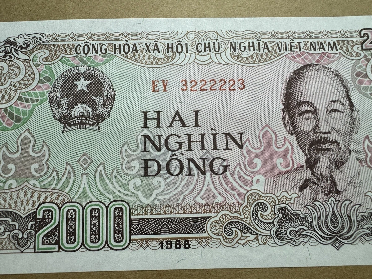 Circulated 2,000 ₫ Denomination Vietnamese Paper Money for sale | eBay