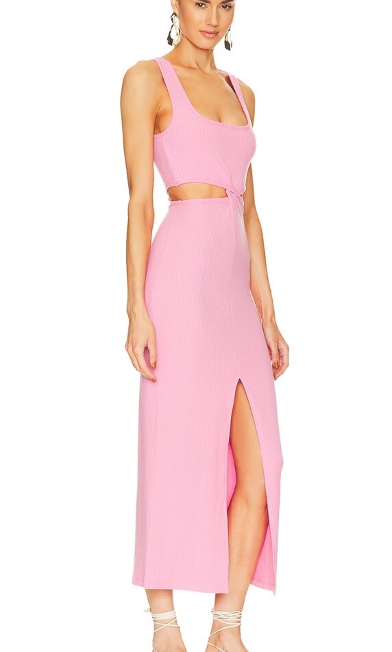 lspace pink dress Samantha Dress