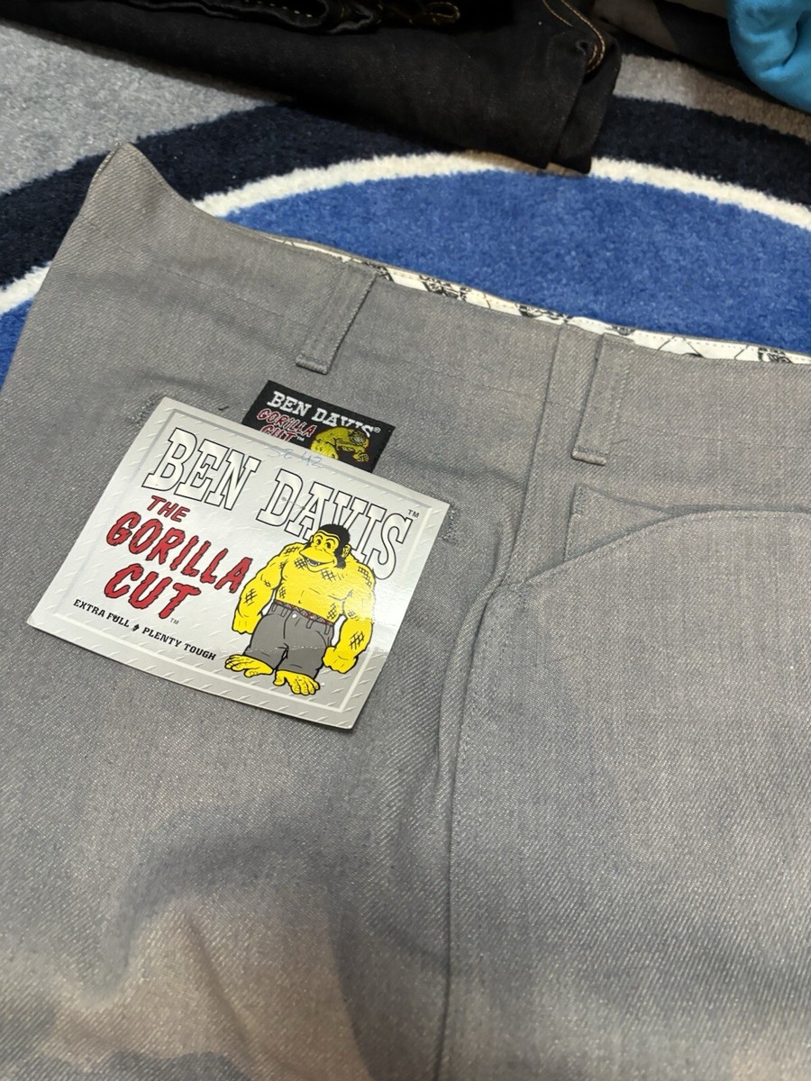 Vintage Ben Davis Gorilla Cut Baggy Wide Deadstock 42x30 Vintage Ben Davis Gorilla Cut Baggy Wide Deadstock 42x30
