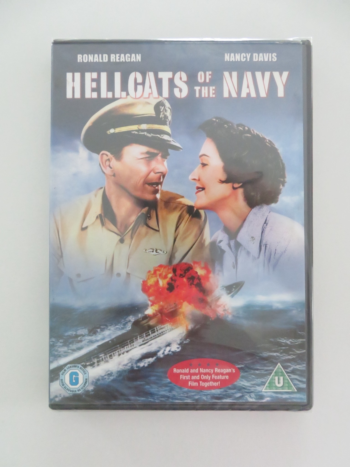 HELLCATS OF THE NAVY (DVD) RONALD REAGAN NANCY REAGAN 1957 REGION 2