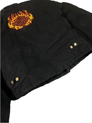 90s Carhartt Harley Davidson Detroit Jacket | eBay
