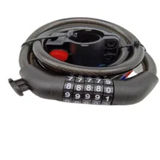 Electric Bicycle Lock 4 Feet Cable Anti Theft Cable Lock 5 Digit Combination
