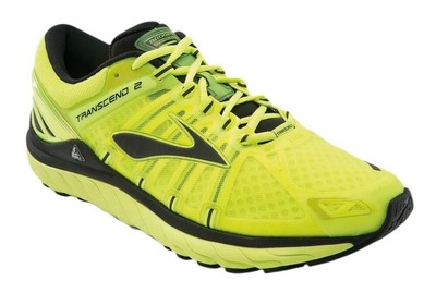 brooks transcend 4 mens yellow