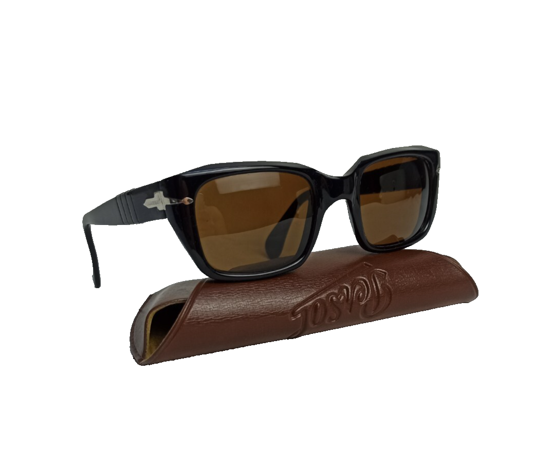 RARE 6155 PERSOL RATTI SUNGLASSES VINTAGE ART DECO FRAME ITALY 60s