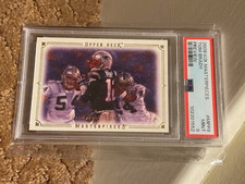 2008 U.D. Masterpieces Tom Brady Preview #MPP8 PSA 9 LOW POP NEW CASE
