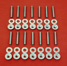 BBC 348 409 VALVE COVER STUD KIT BOLTS POLISHED STAINLESS STEEL CHEVY 1958-1965