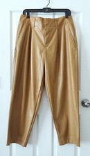A New Day Faux Leather Trouser Pants, Size 14, Womens