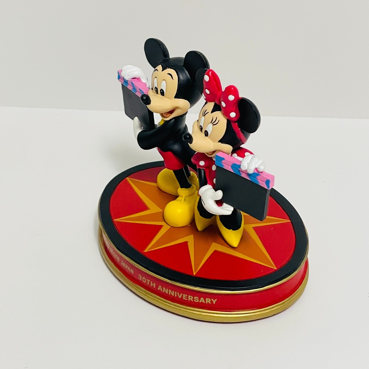 Disney Mickey Mouse & Minnie Mouse Figure Disney Store Japan 30th