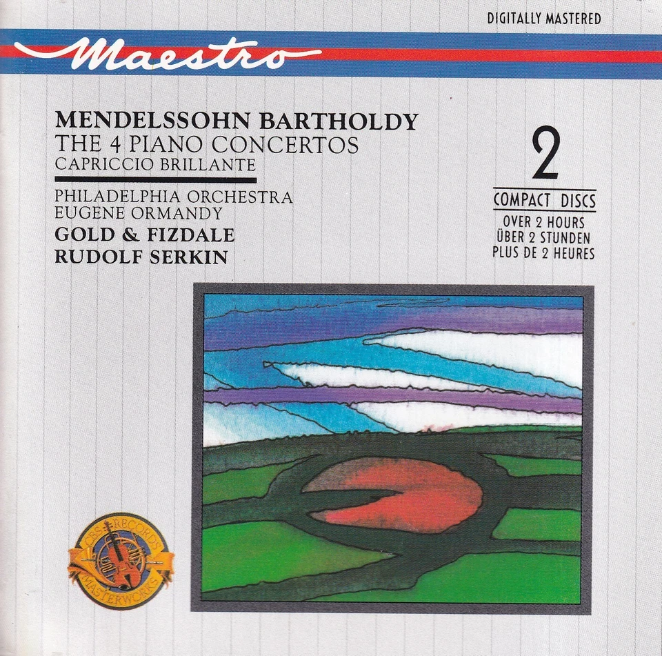 Mendelssohn Bartoldy: The 4 Piano Concertos [Audio CD] Felix Mendelssohn Barthol