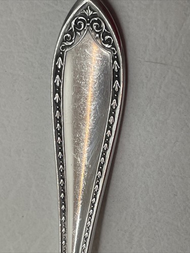 Gemeinschaftsplatte Grosvenor Silberplatte runde Suppe und Gelee Löffel schönes Monogramm - Bild 8 von 12