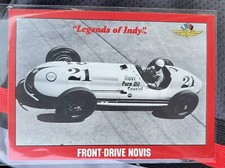 Front-Drive Novis Legends Of Indy 1992 Card #74 Indianapolis Motor Speedway