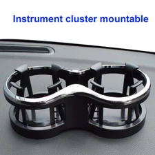Car Seat Cup 2 Holder Drink Beverage Coffee Truck Bottle Mount Universal Auto 