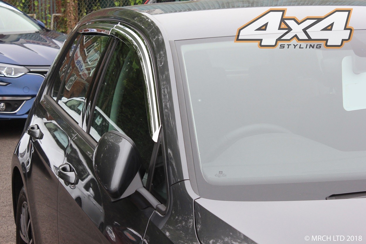 For Volkswagen Golf MK7 / MK8 Hatchback Chrome Wind Deflectors Set (4