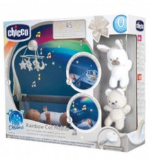 CHICCO FIRST DREAMS RAINBOW COT MOBILE GIOSTRINA PROIETTORE ARCOBALENO NEUTRA