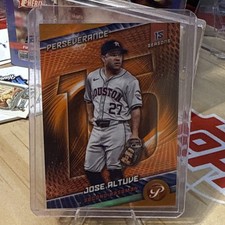 2025 Topps Pristine Jose Altuve #'d 22 /25 Perseverance Houston Astros