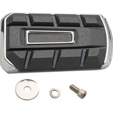 Ciro 61500 Chrome Chicane Brake Pedal Pad for 99-24 Harley Touring