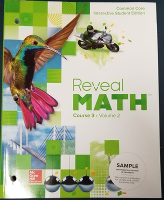 Reveal Math, Course 3, Volume 2, Interactive Student Edition, c. 2020, 97800...