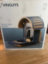 VINGUYS Smart Bird Feeder Camera Solar Powered – Blue