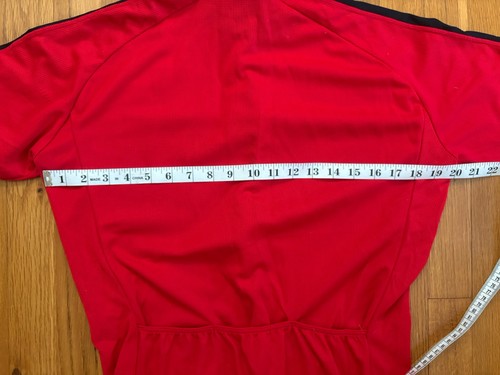 CASTELLI Italy Biking Cycling Short Sleeve Jersey Red Black Men’s XL Full Zip - Picture 7 of 9