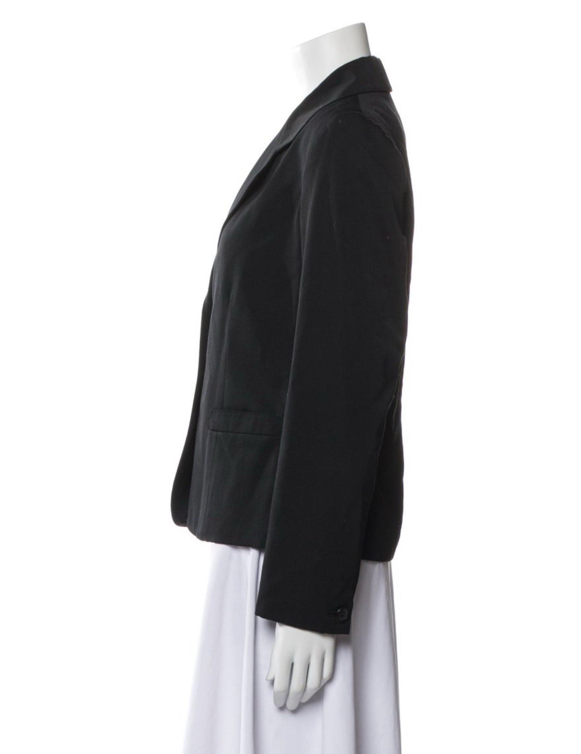 Christian Dior Authentic Solid Black Long Sleeve … - image 2