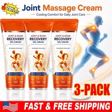 3PACK Joint Massage Cream,Fast Absorbing with Turmeric  Glucosamine for Knees