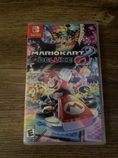Mario Kart 8 Deluxe Nintendo Switch Complete In Box CIB Tested & Working