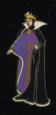 Evil Queen Pointing Black Robe & Crown from Villain Core Series Pin # 12847