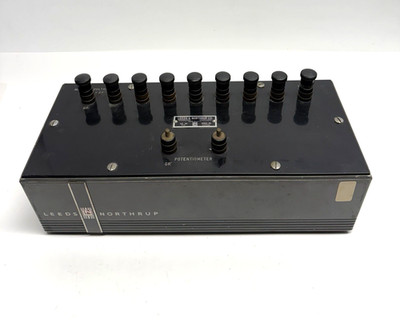 VINTAGE LEEDS & NORTHRUP 7591 VOLT BOX  POTENTIOMETER ~~ UNTESTED