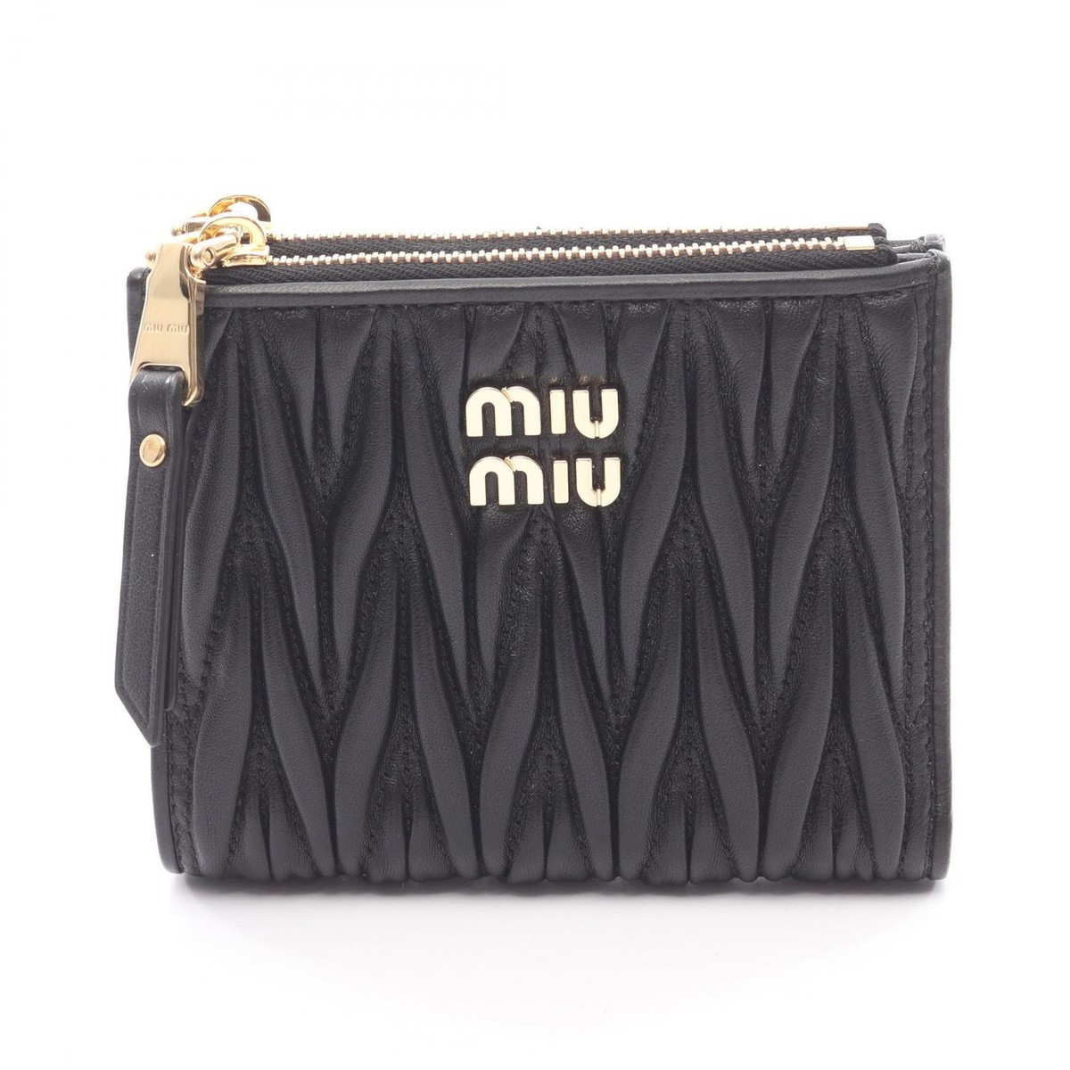 Miu Miu MATELASSE'MIU Matelasse Bi-fold wallet 5ML024AFPPF0002