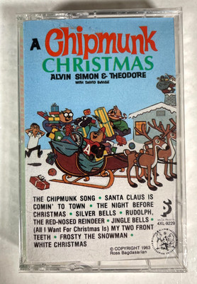A Chipmunk Christmas Cassette Tape NEW & SEALED 1985