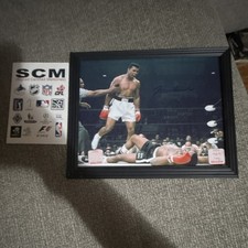 Muhammad Ali Autographed Framed Knockout Card Boxing Sports Trading Card