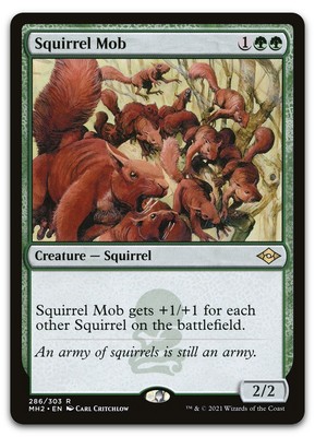 Squirrel Mob #286 (NM) Modern Horizons 2 MH2 Magic MTG