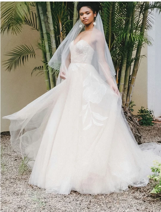 ebay designer wedding dresses Gorgeous Lace Wedding Dress Bridal dress Custom made 2 in 1 Detachable  Train