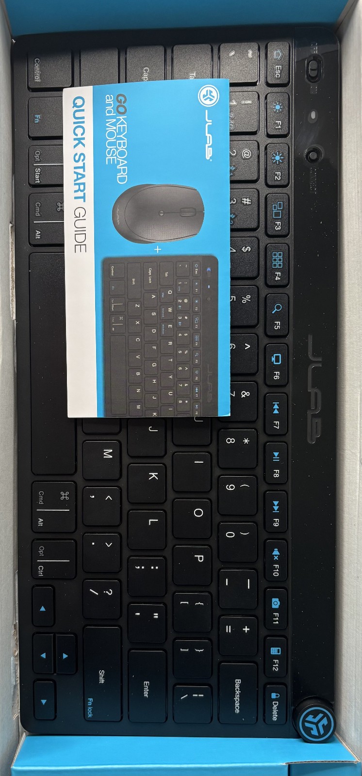 JLab GO Wireless Keyboard and Mouse Bundle - Black