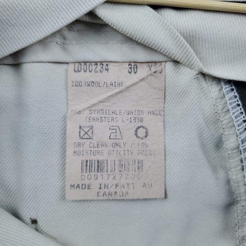 Ralph Ralph Lauren mens 30x30 Olive Green 100% wool dress pants flat - Picture 13 of 24