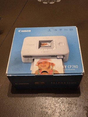 Canon SELPHY CP740 Digital Photo Inkjet Printer - Open Box/Tested/Preowned