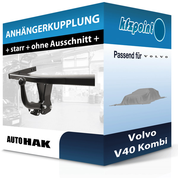 für Volvo V40 Kombi 07.2000-02.2004 Auto HAK AnhäNgerkupplung Starr Neu-image