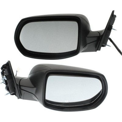 Honda CR-V 17-21 Side Mirror 2pcs Black Power Non-Heated Manual Fold 76208TLCA01