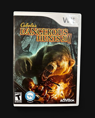 Activision Cabela's Dangerous Hunts 2011 Wii w/ Manual