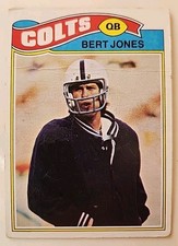 1977 Topps Football Card 95 Bert Jones Baltimore Colts 