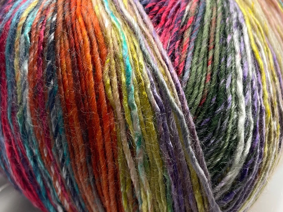 Berroco Millefiori Light #6831 Bouquet Sport Wt Wool Acrylic Yarn 100g 350yd - Image 4 of 4
